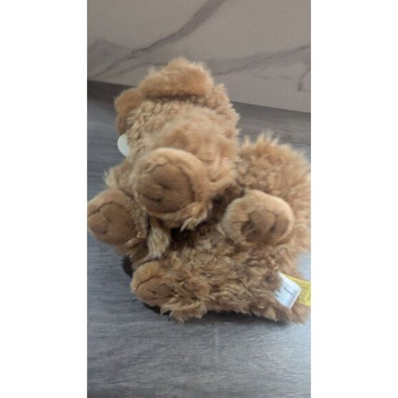 Miyoni by Aurora Brown Poodle Dog Plush Stuffed Animal toy Labradoodl 8" - Picture 6 of 10